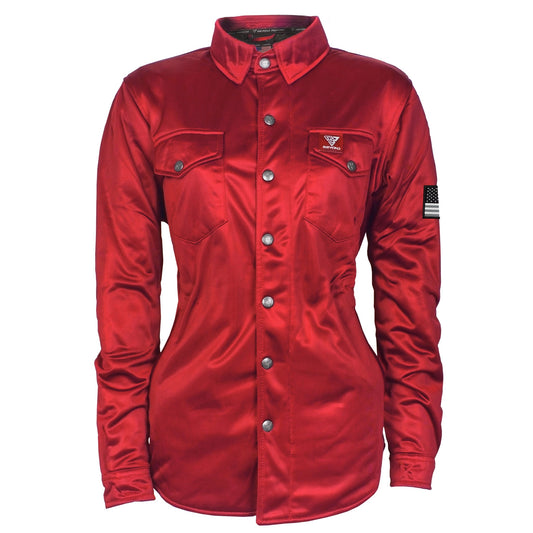 ‌Ultra Protective Shirt for Women - Red Solid