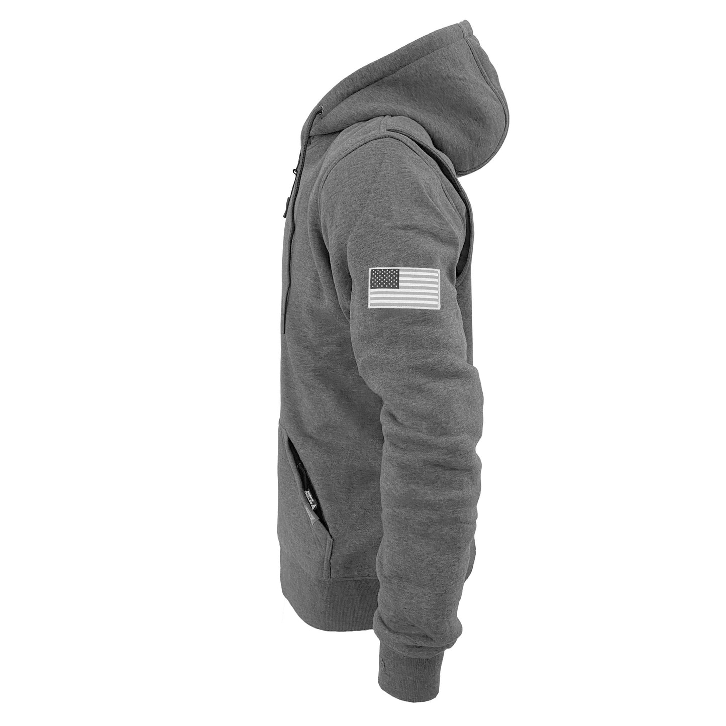 Protective Fleece Unisex Hoodie - Gray Heather