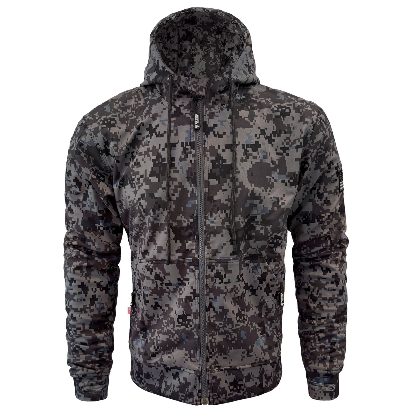 Protective SoftShell Unisex Camouflage Hoodie - “Devil Six”