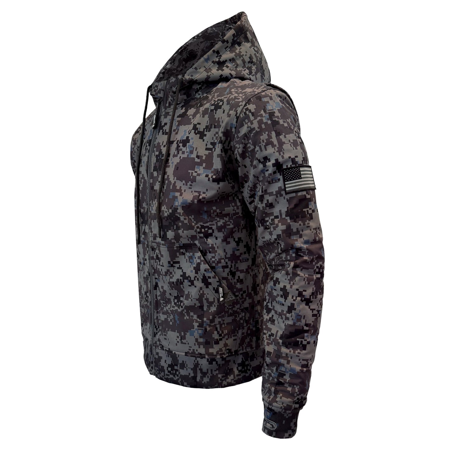 Protective SoftShell Unisex Camouflage Hoodie - “Devil Six”