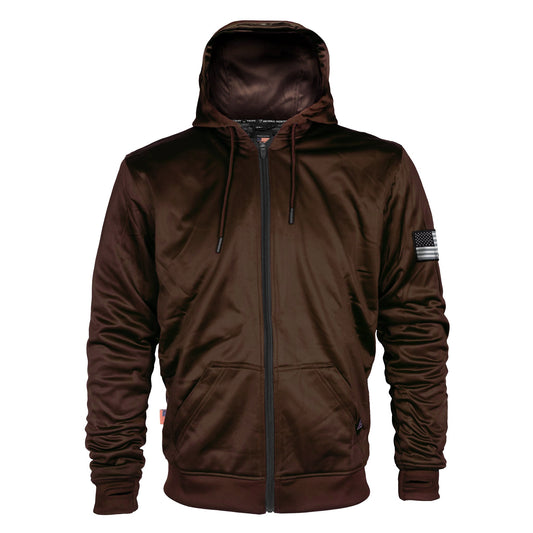 ‌Brown Solid Ultra Protective Hoodie