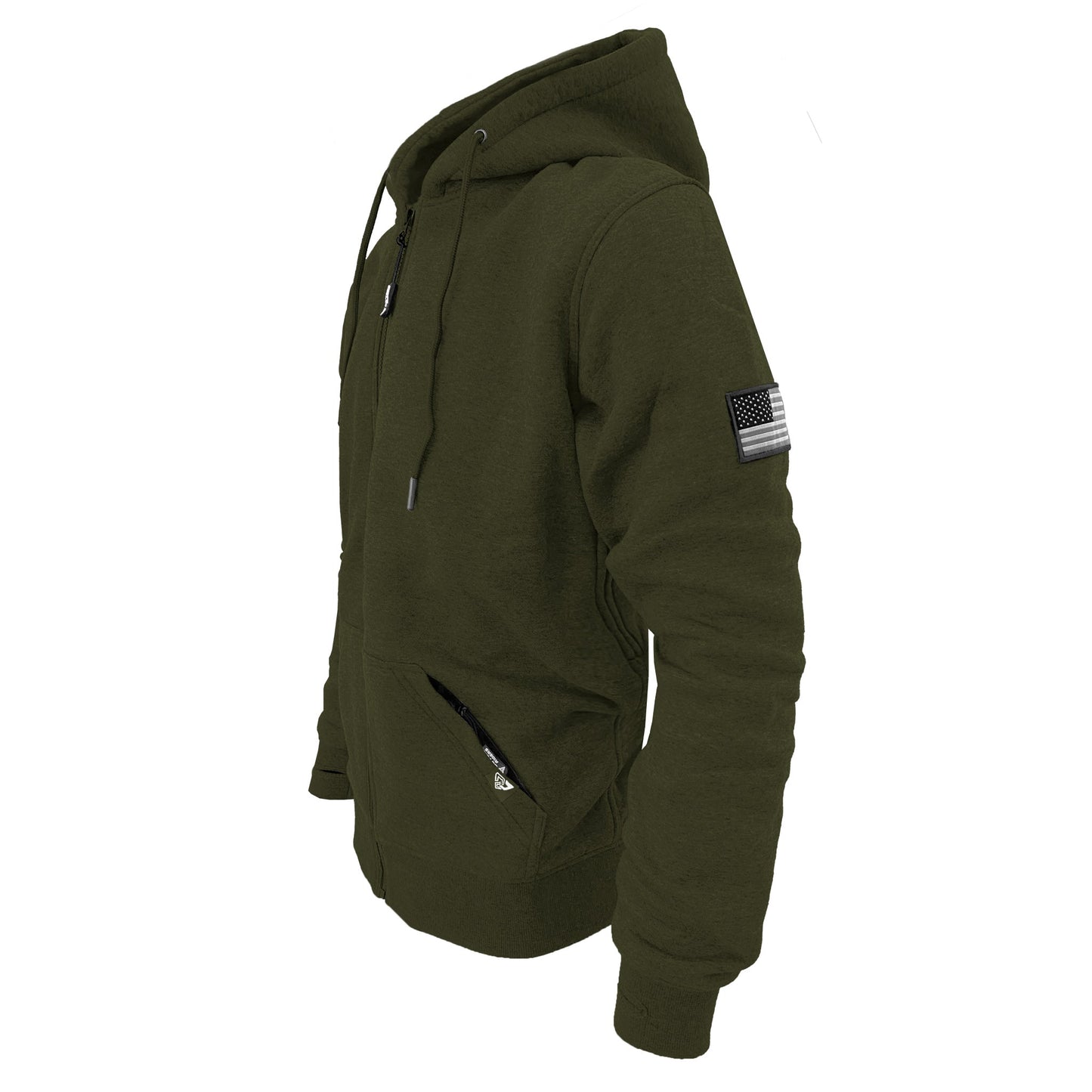 Protective Fleece Unisex Hoodie - Army Green