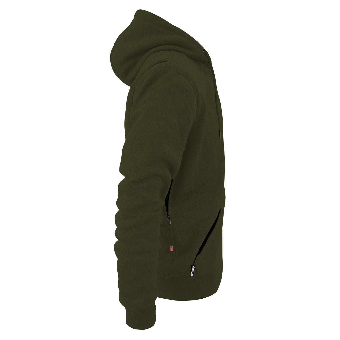 Protective Fleece Unisex Hoodie - Army Green