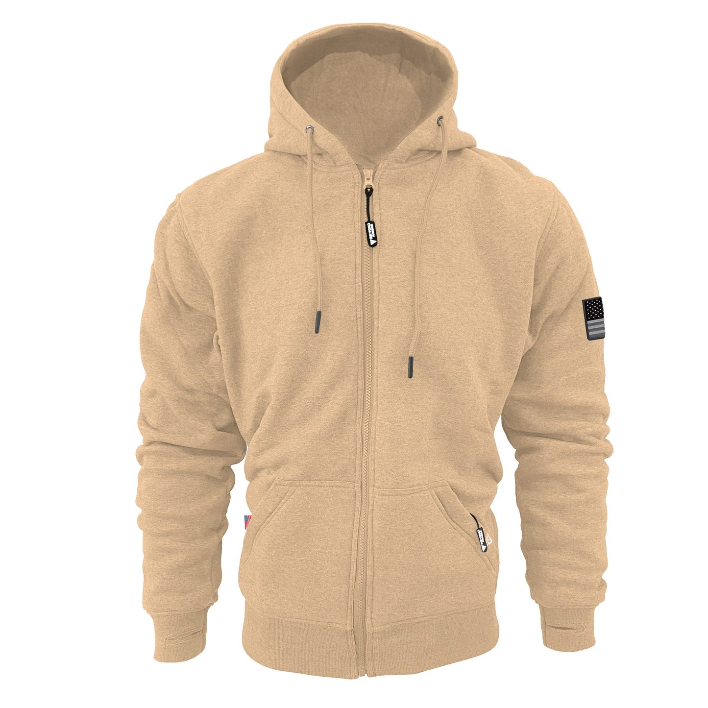 Protective Fleece Unisex Hoodie - Khaki