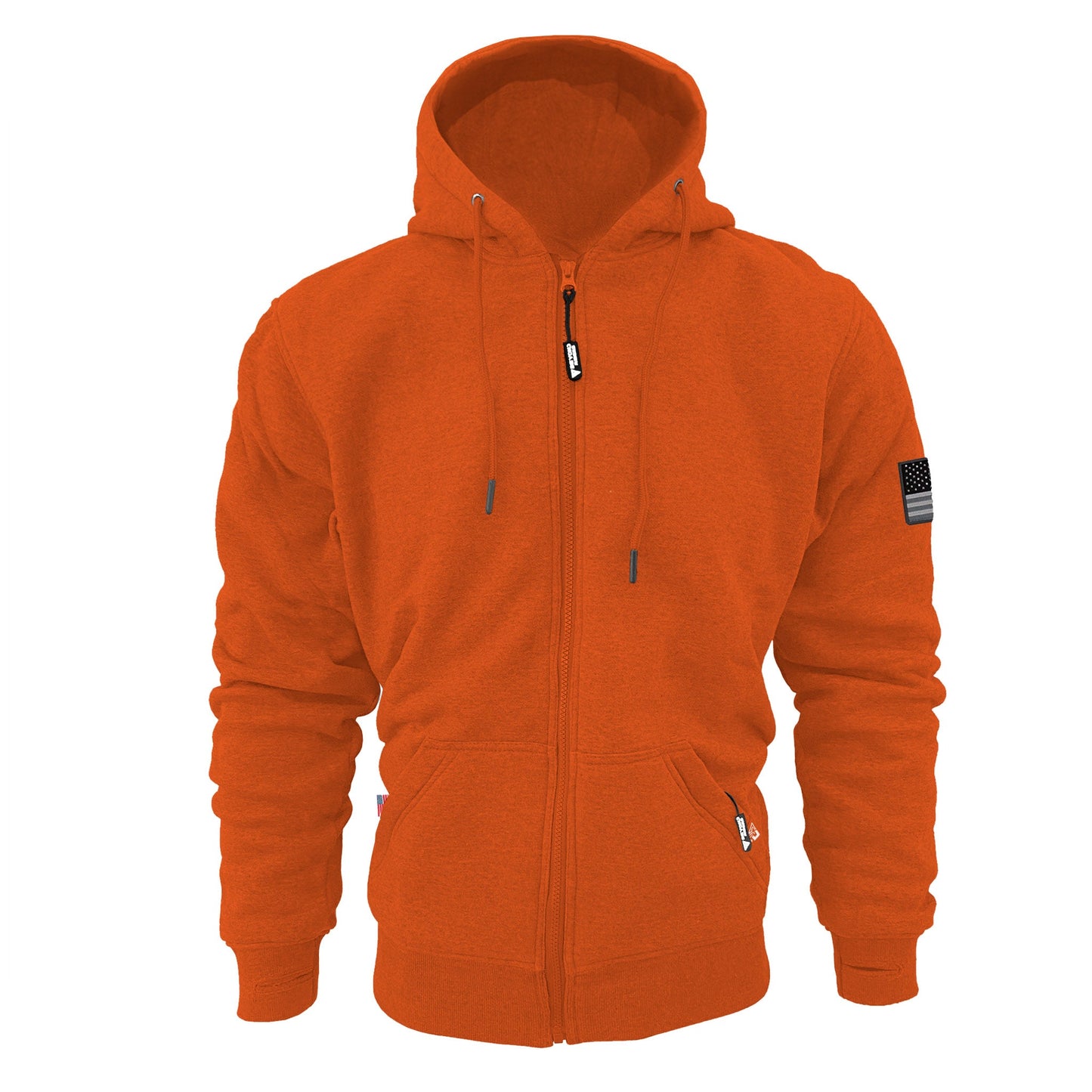 Protective Fleece Unisex Hoodie - Orange
