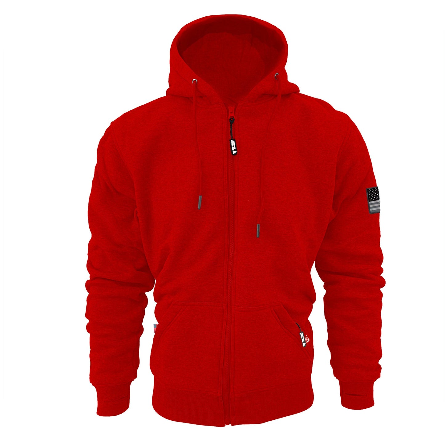 Protective Fleece Unisex Hoodie - Red