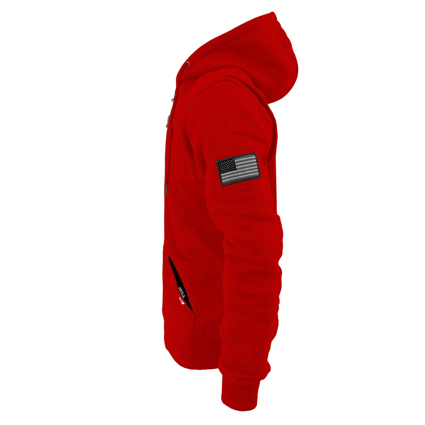 Protective Fleece Unisex Hoodie - Red
