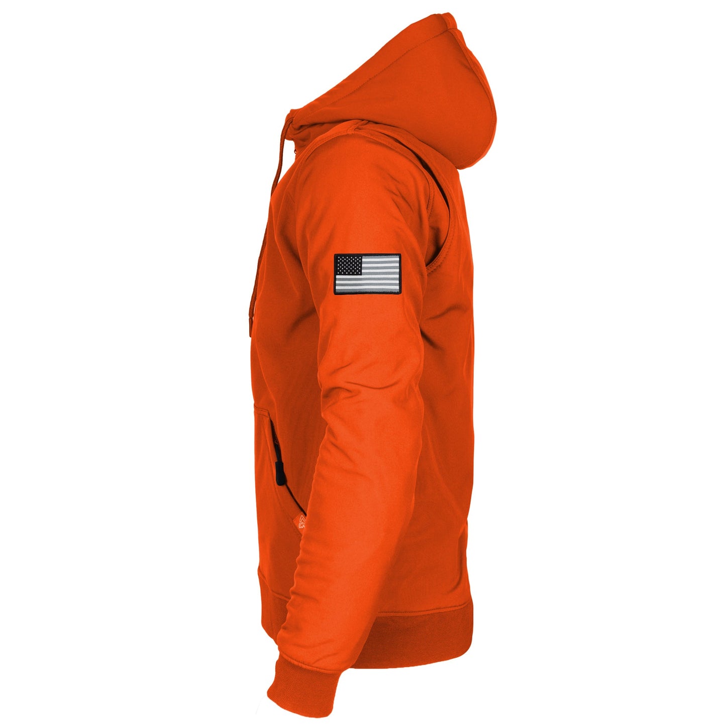 Protective SoftShell Unisex Hoodie - Orange Matte