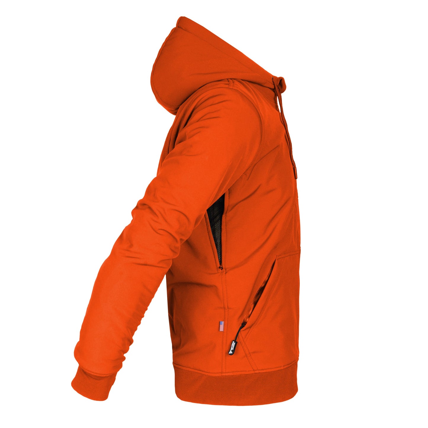 Protective SoftShell Unisex Hoodie - Orange Matte