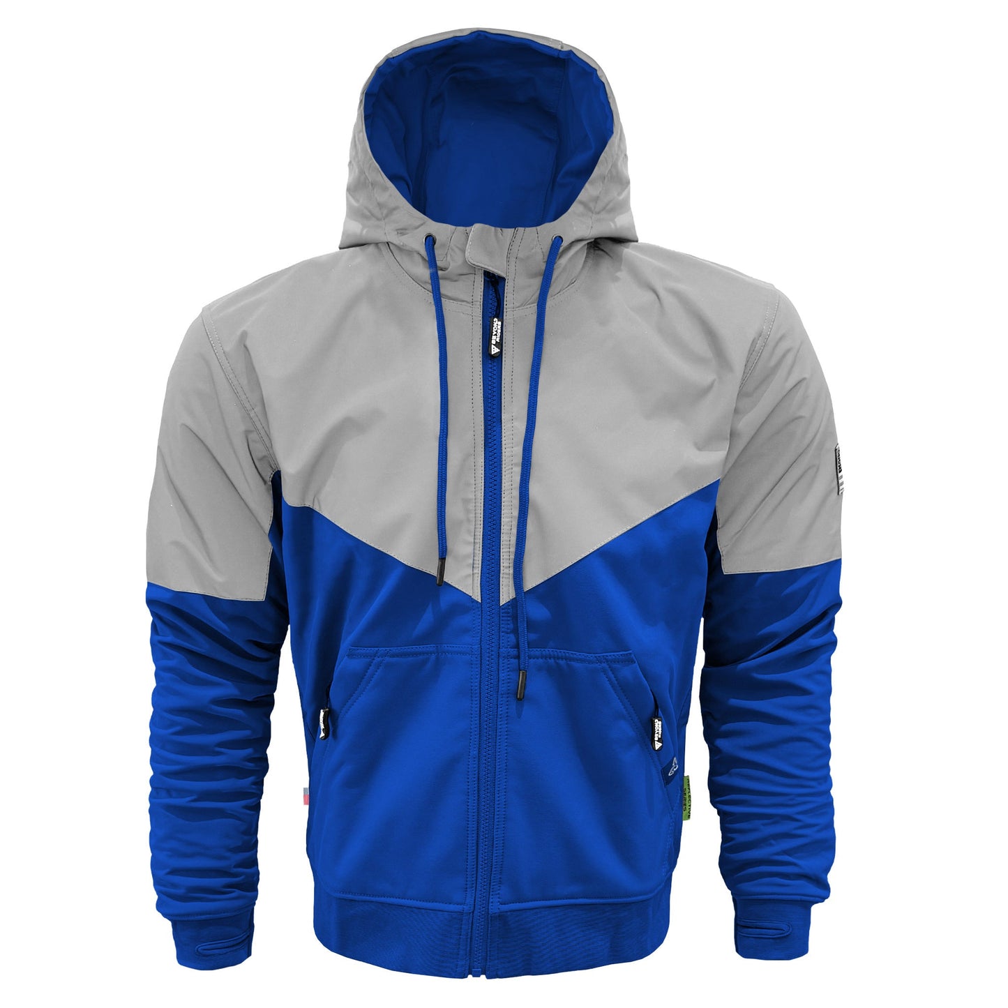SoftShell Reflective Blue Eclipse Hoodie