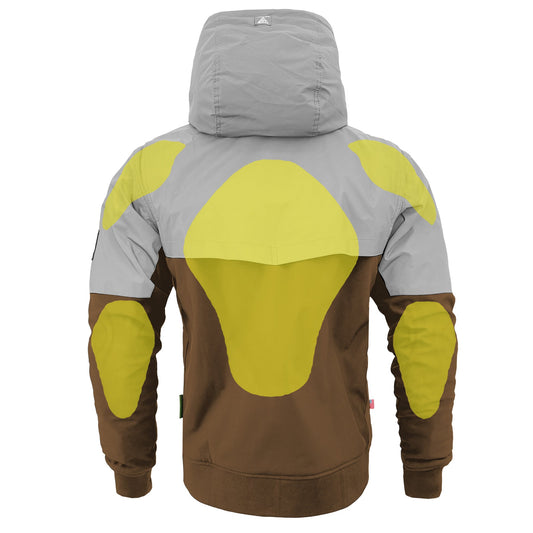 SoftShell Reflective Light Brown Eclipse Hoodie