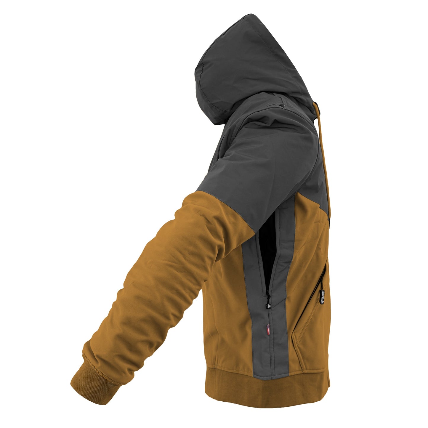 SoftShell Reflective Mustard Nebula Hoodie