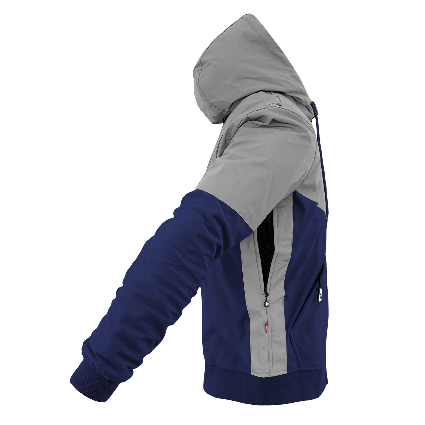 SoftShell Reflective Navy Blue Eclipse Hoodie