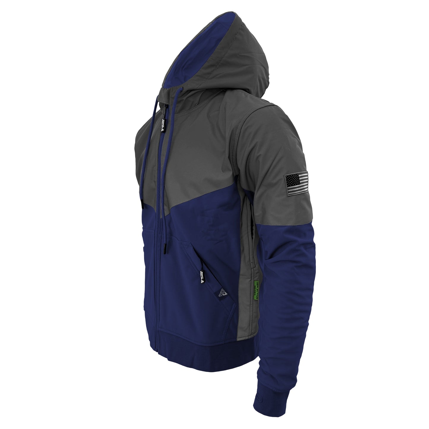 SoftShell Reflective Navy Blue Nebula Hoodie