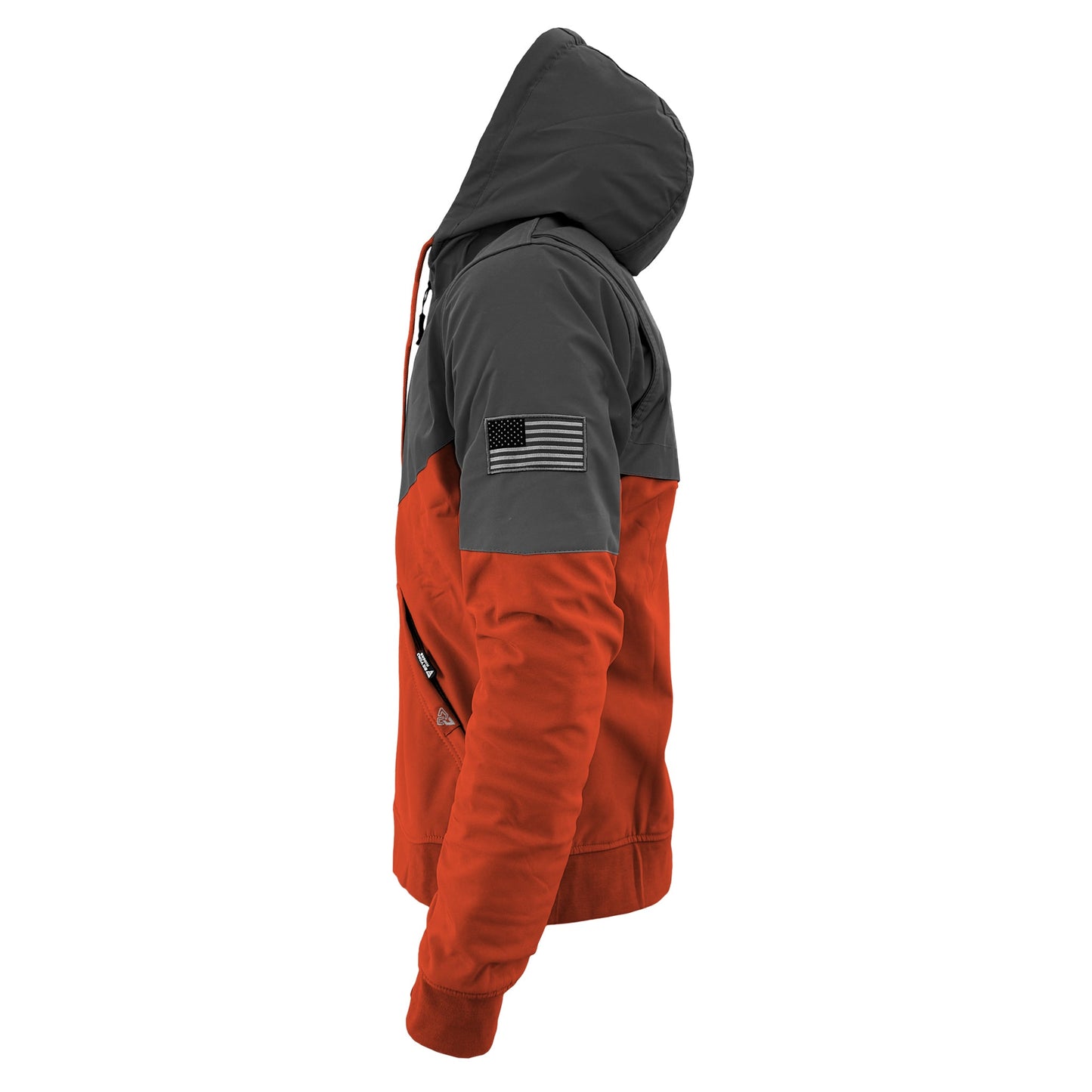SoftShell Reflective Orange Nebula Hoodie