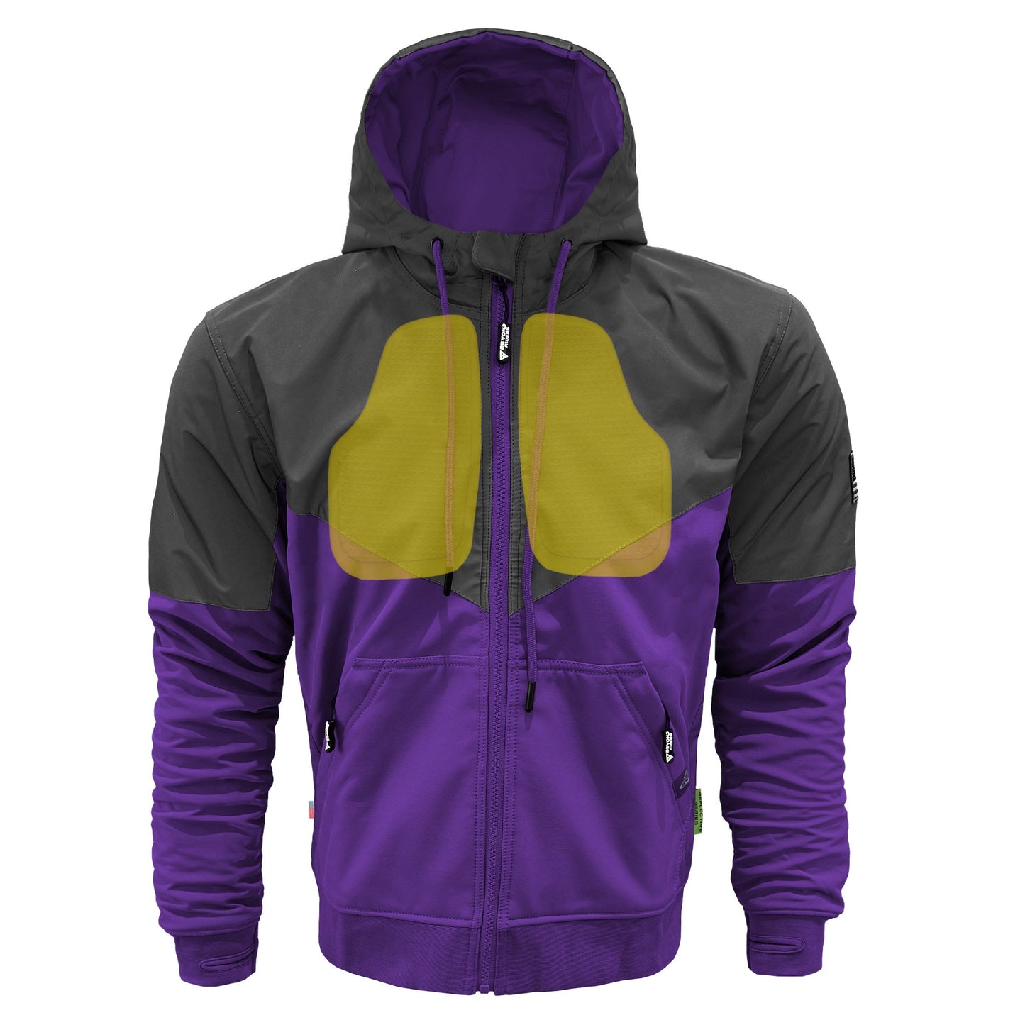 SoftShell Reflective Purple Nebula Hoodie