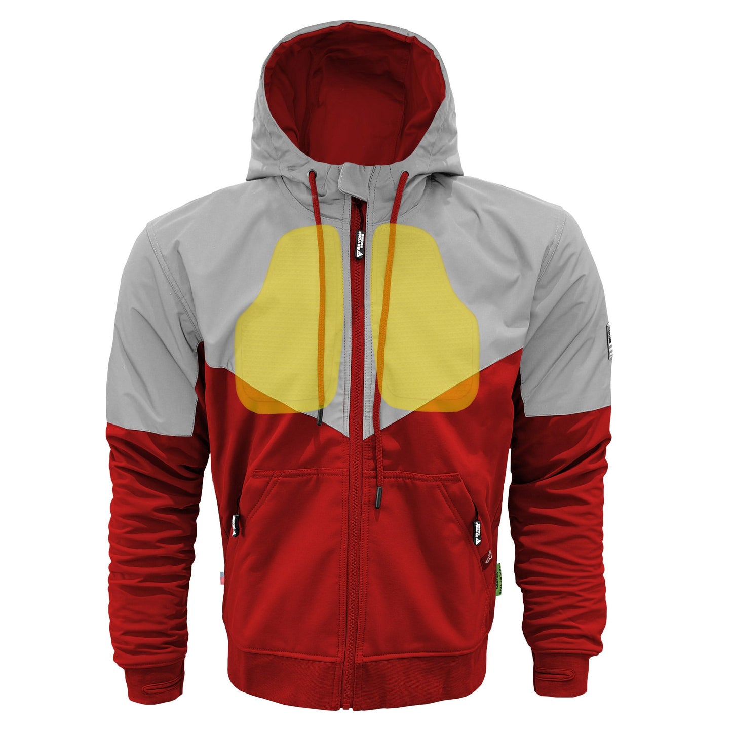 SoftShell Reflective Red Eclipse Hoodie