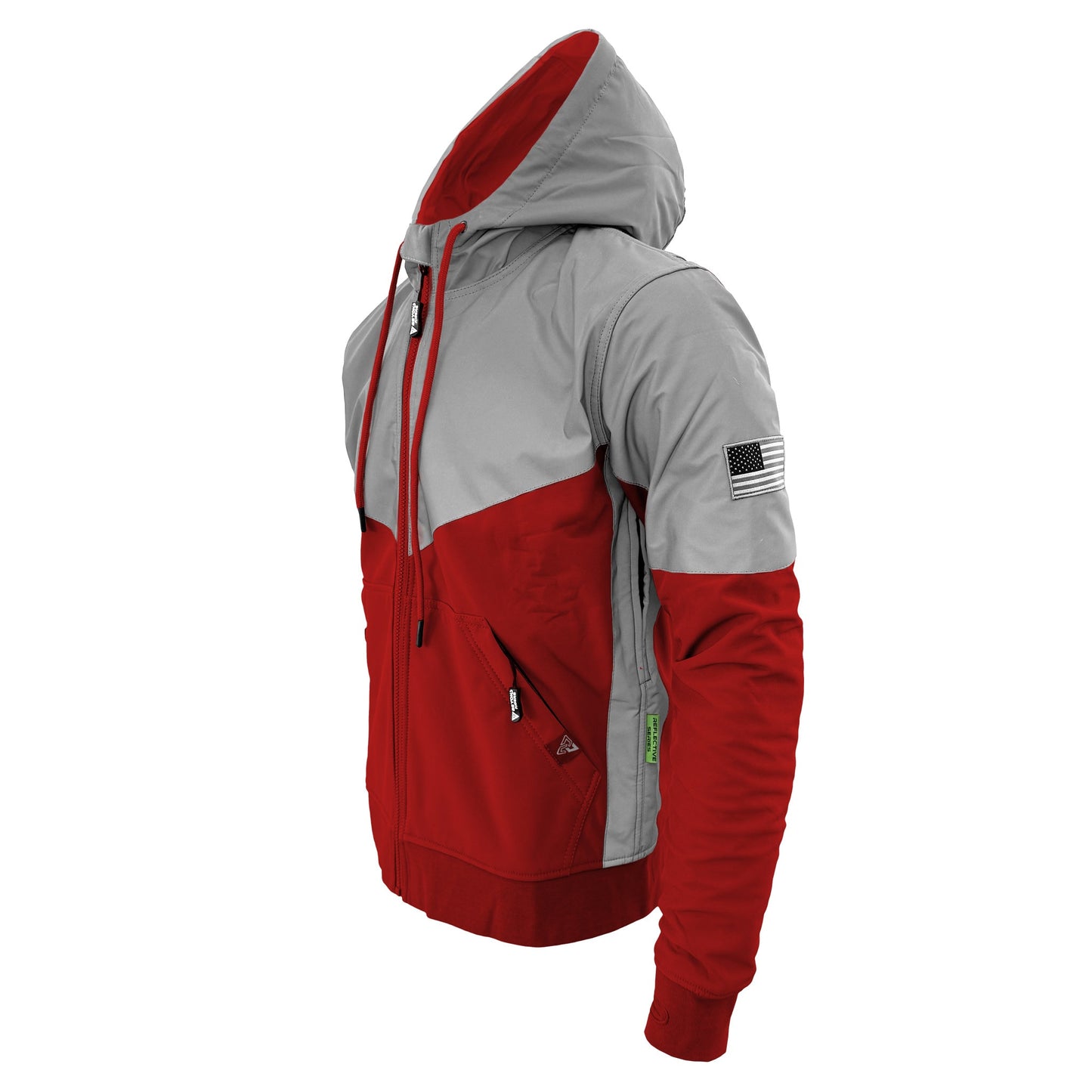 SoftShell Reflective Red Eclipse Hoodie