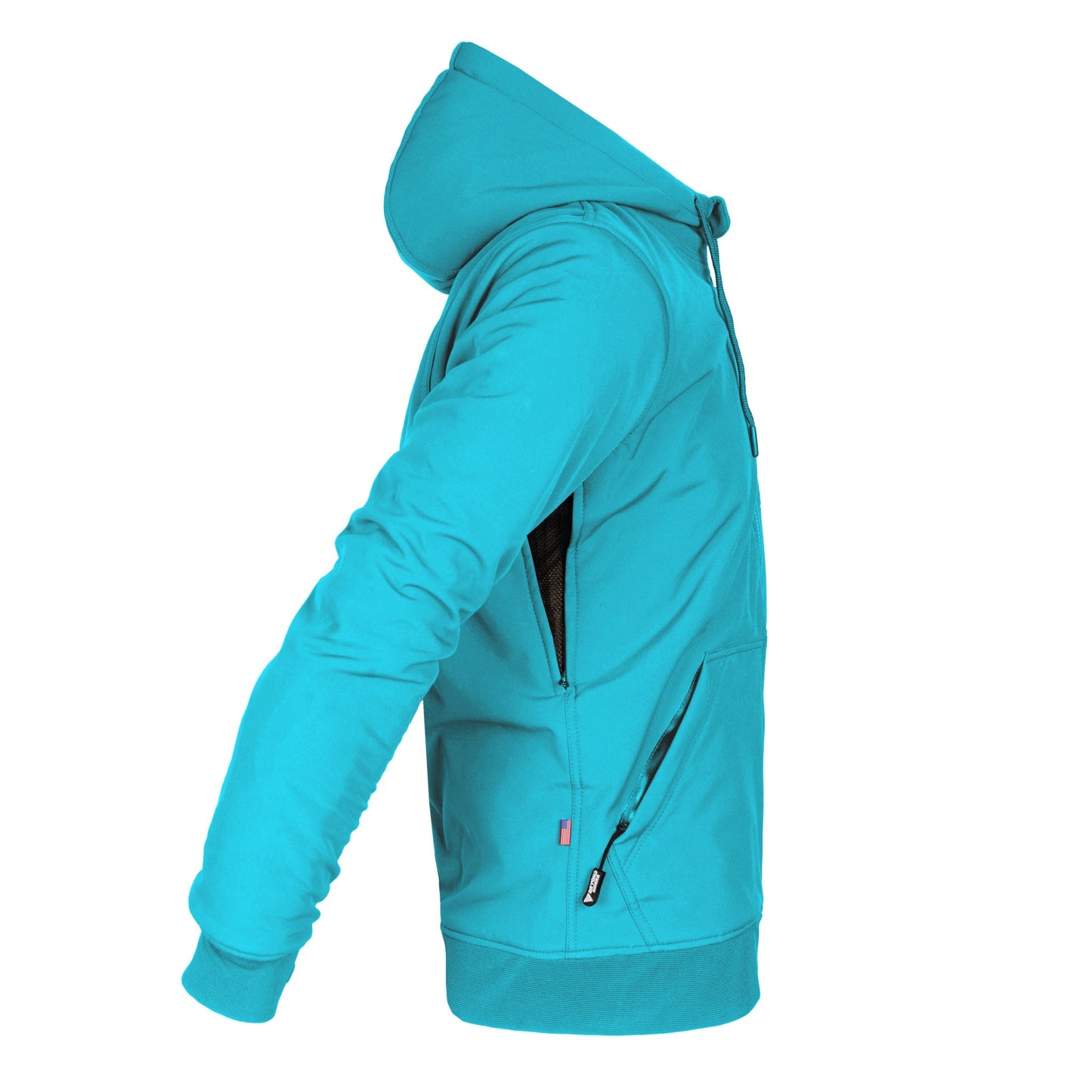 Protective SoftShell Unisex Hoodie - Arctic Blue Matte