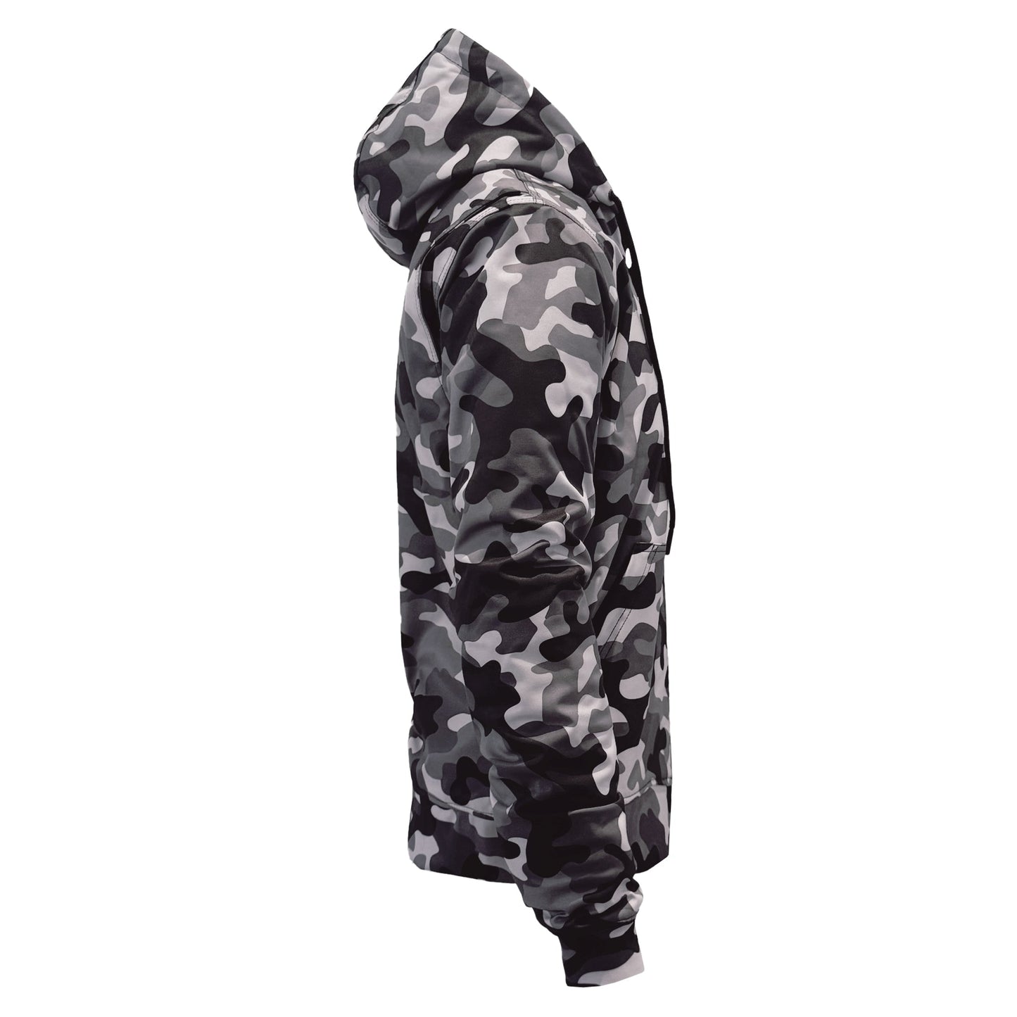 Protective SoftShell Unisex Camouflage Hoodie - "Grey Boomer"