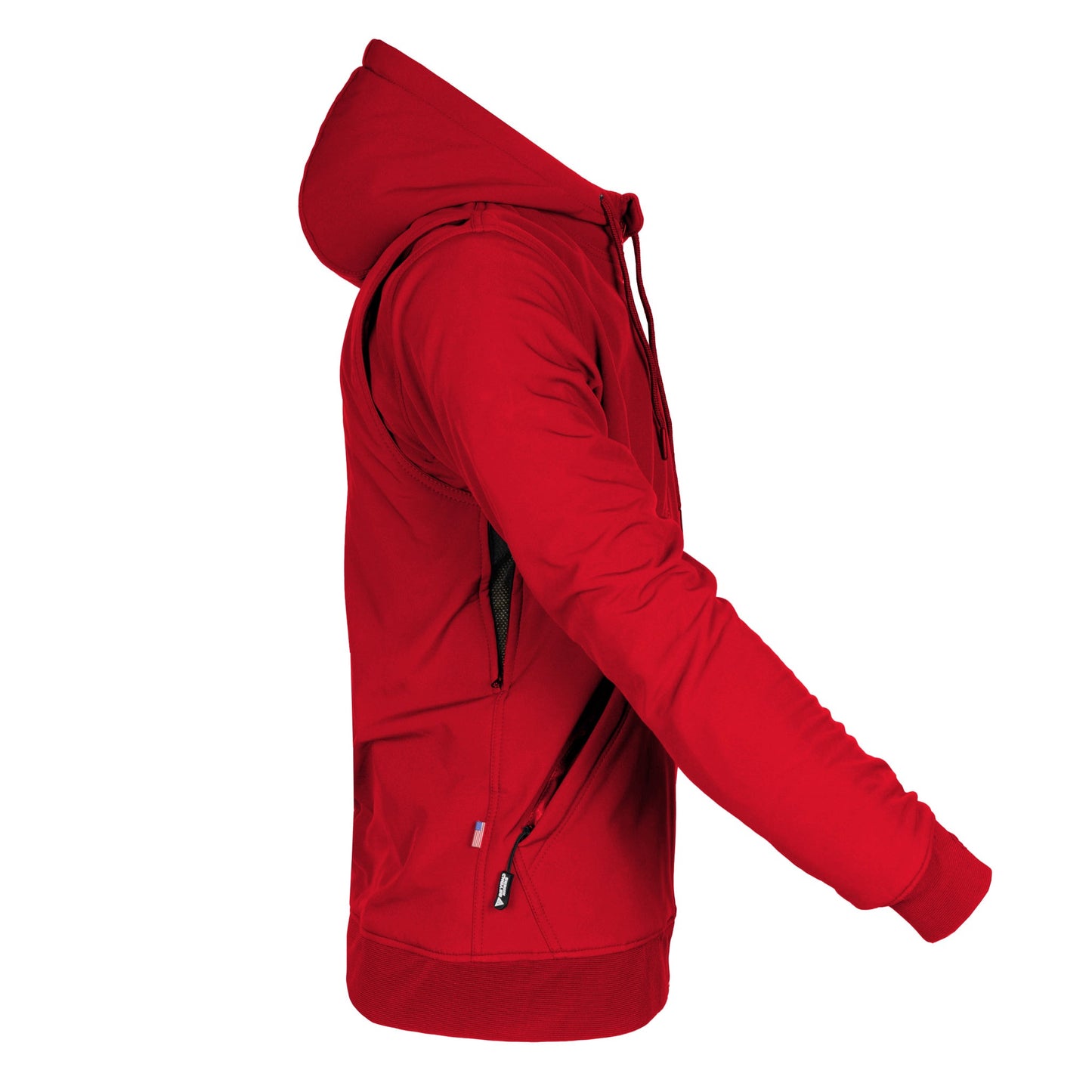 Protective SoftShell Unisex Hoodie - Red Solid Matte