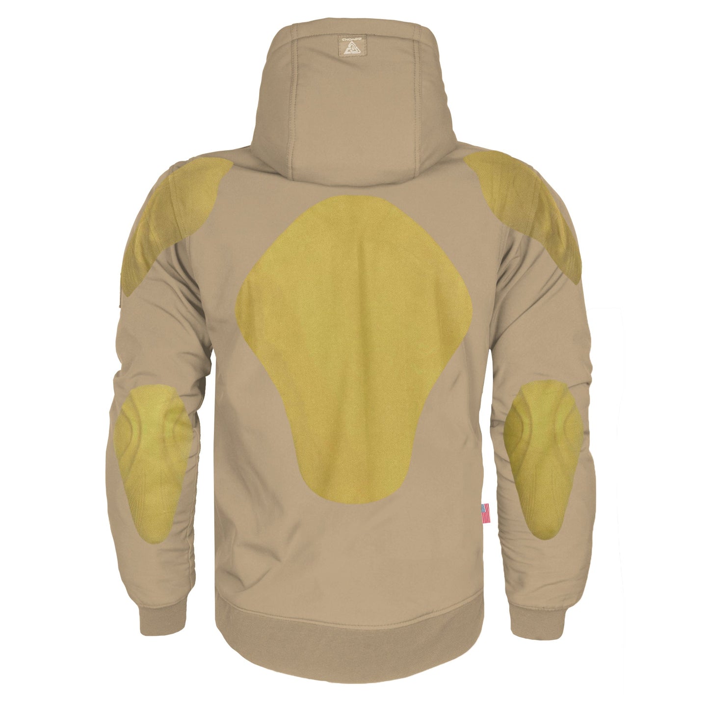 Protective SoftShell Unisex Hoodie - Khaki Matte