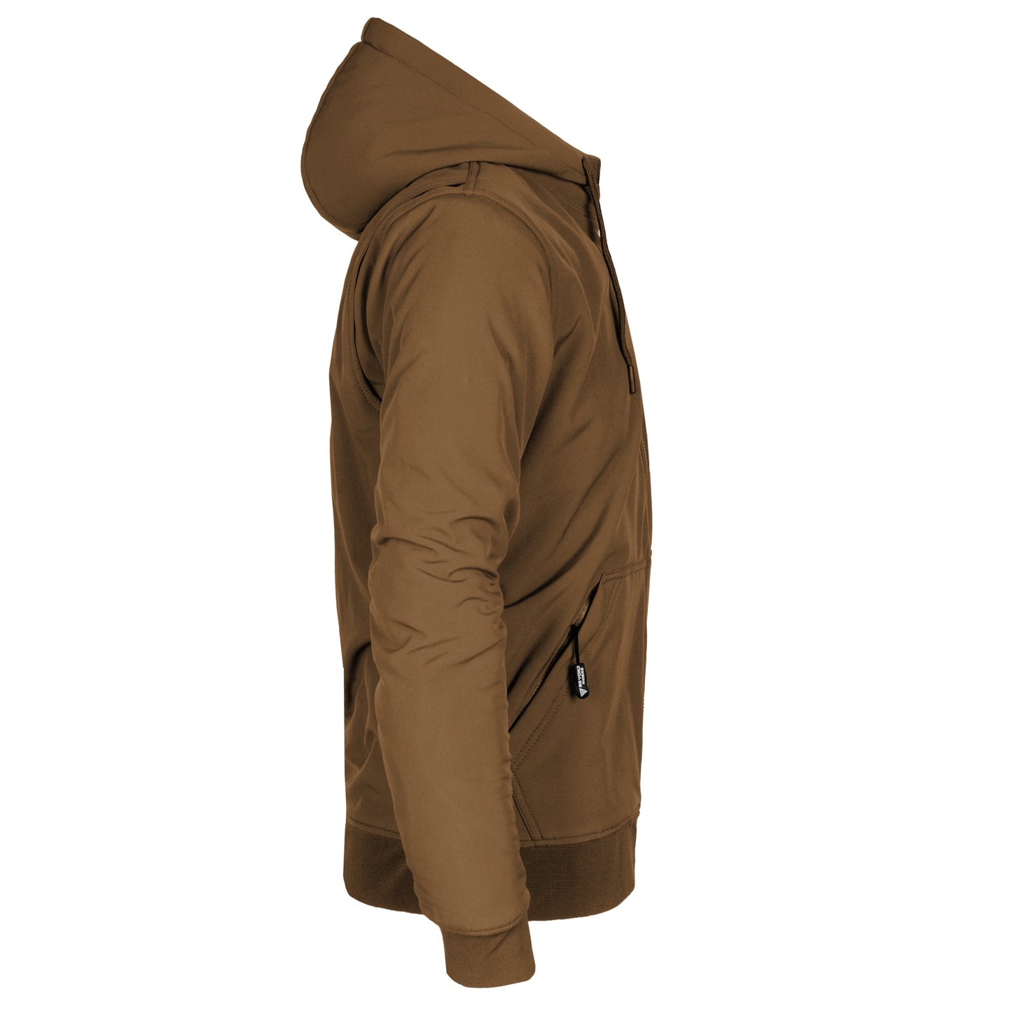 Protective SoftShell Unisex Hoodie - Light Brown Matte