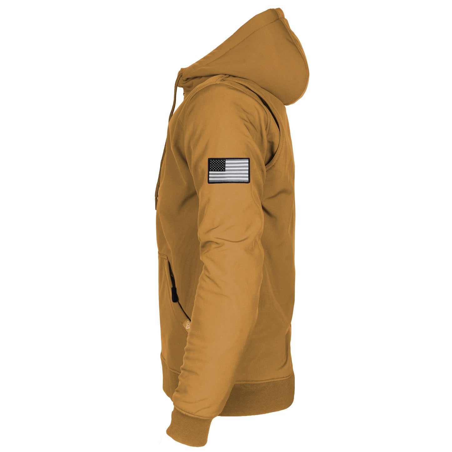 Protective SoftShell Unisex Hoodie - Mustard Matte