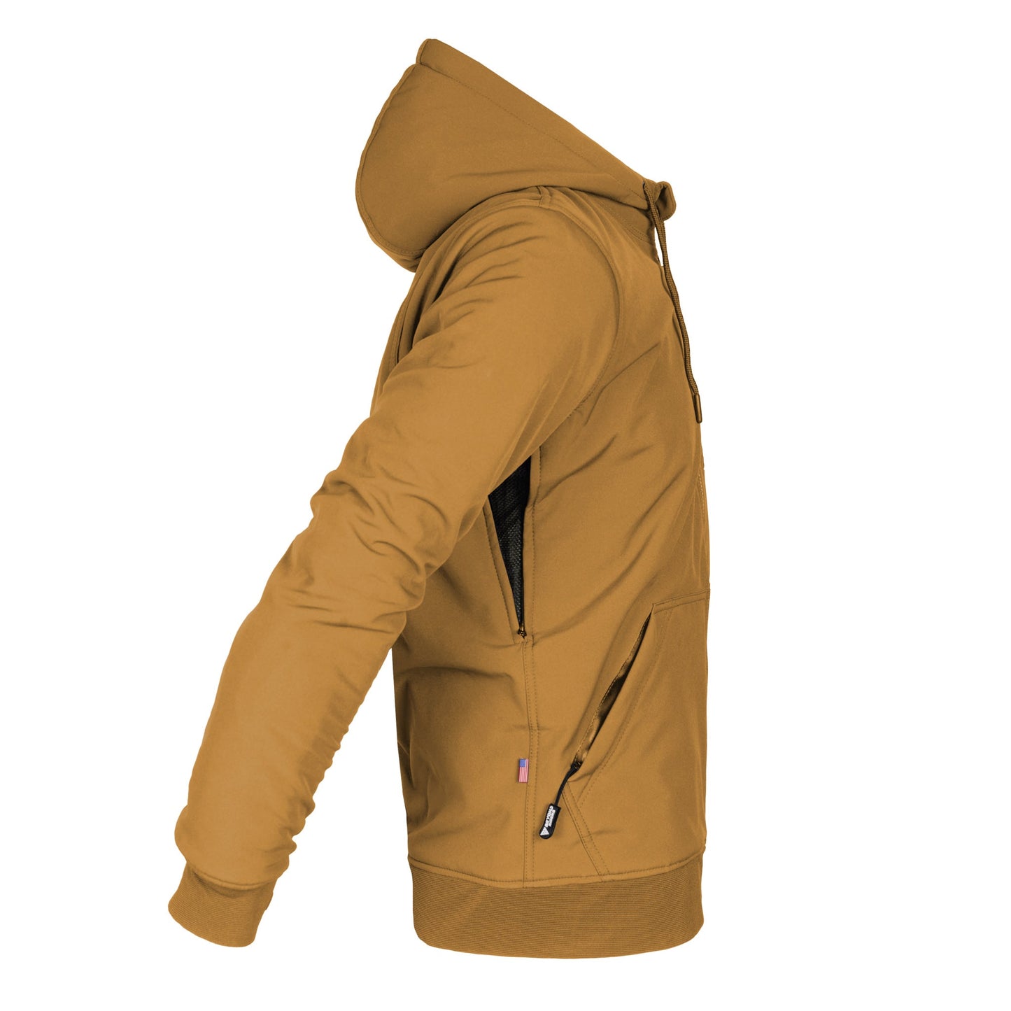 Protective SoftShell Unisex Hoodie - Mustard Matte