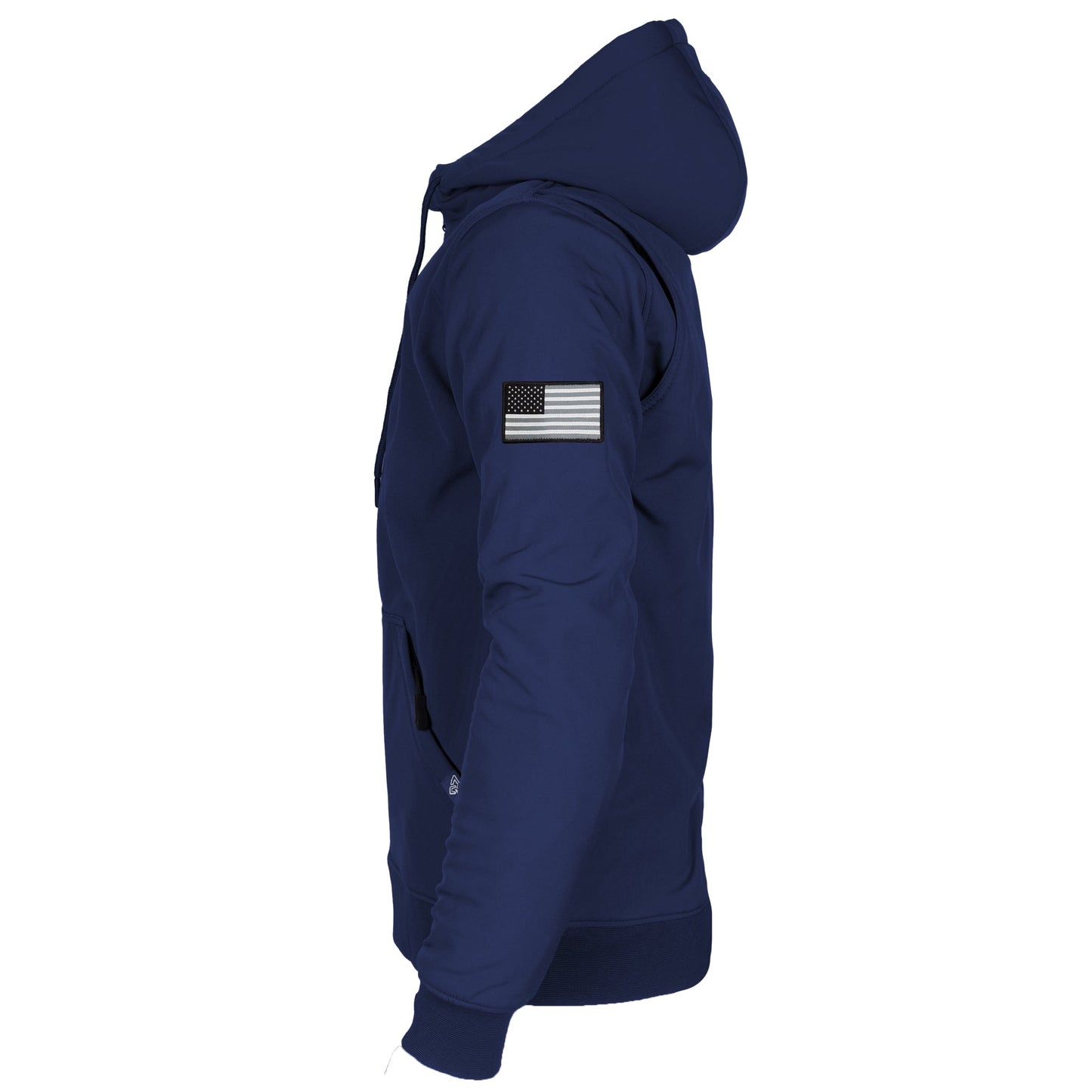 Protective SoftShell Unisex Hoodie - Navy Blue Matte