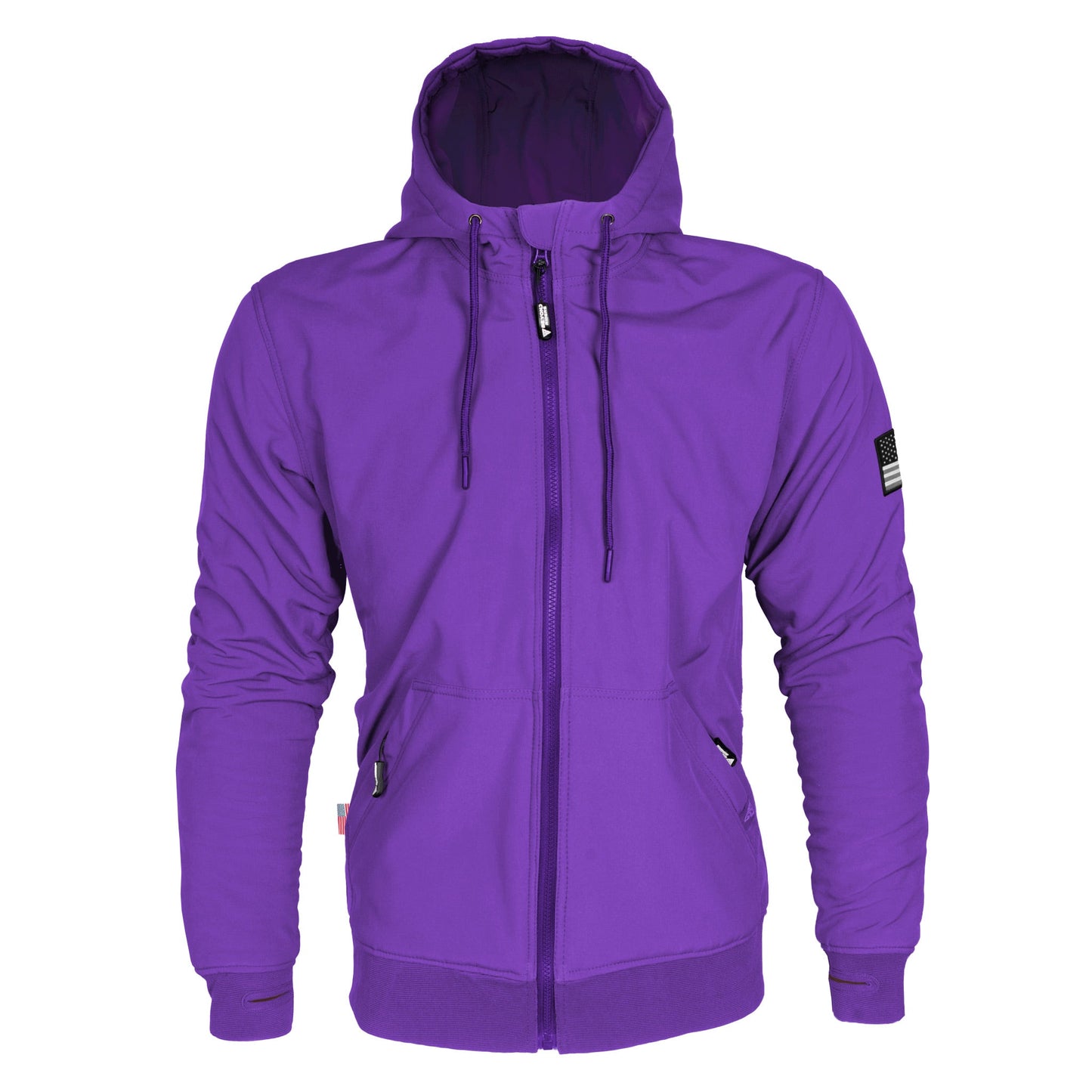 Protective SoftShell Unisex Hoodie - Purple Matte