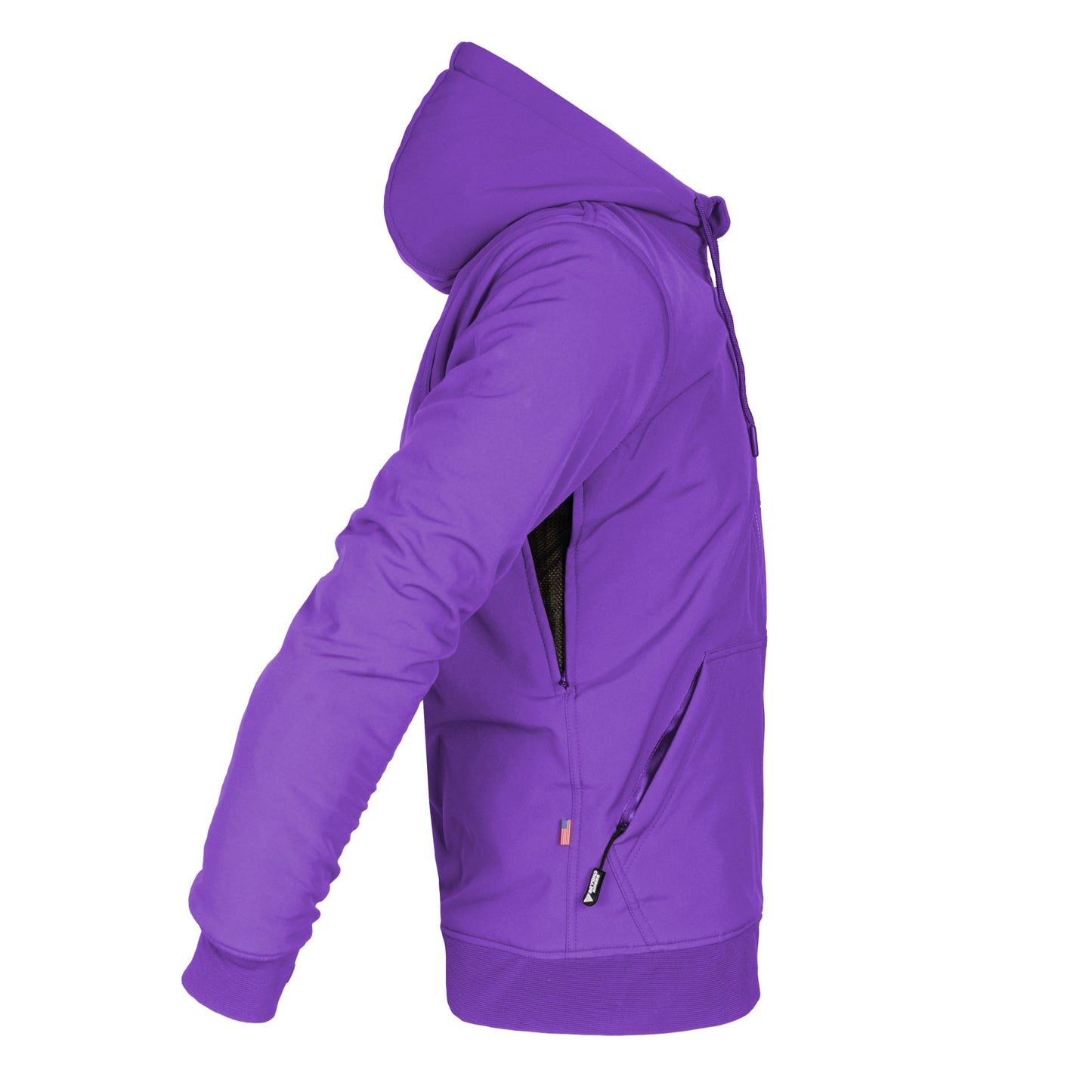 Protective SoftShell Unisex Hoodie - Purple Matte