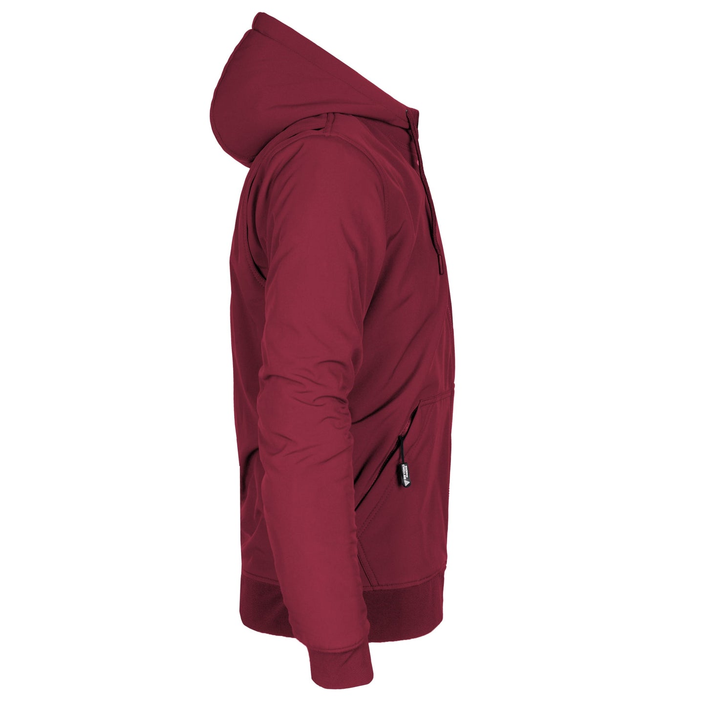Protective SoftShell Unisex Hoodie - Red Maroon Matte
