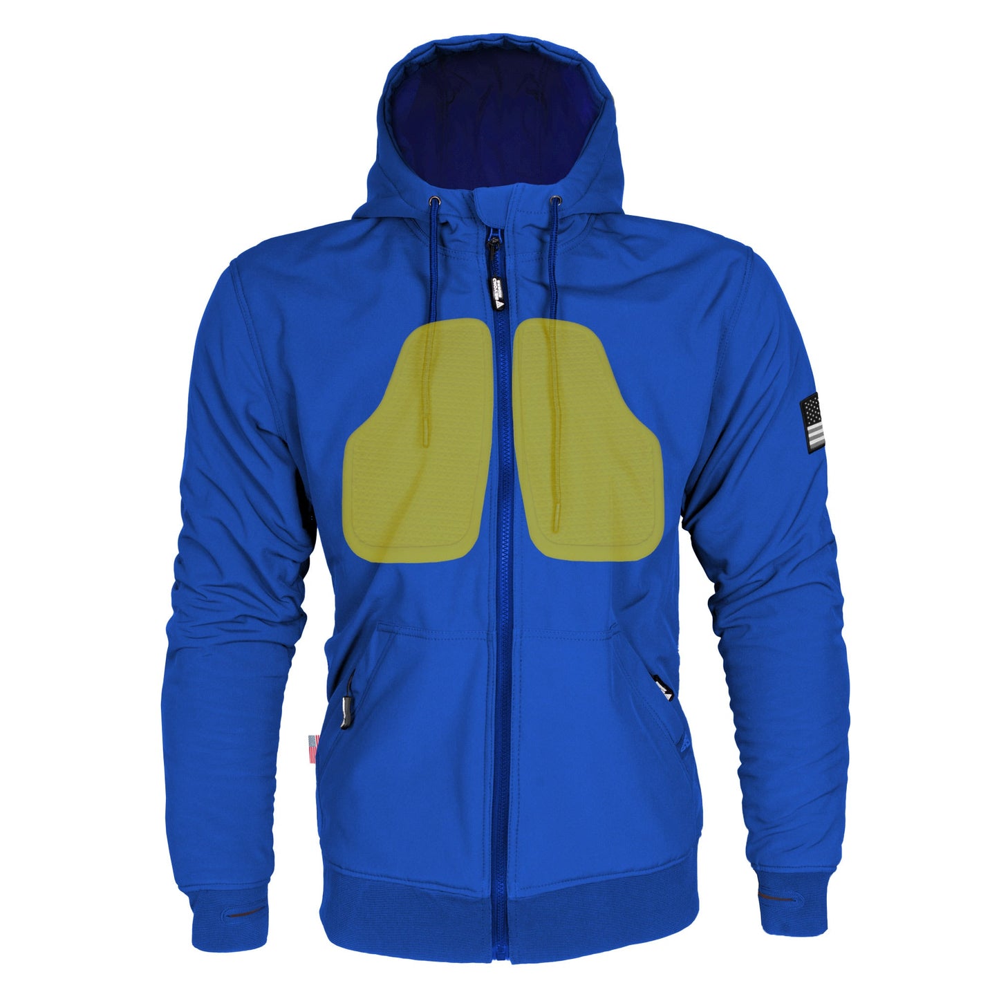 Protective SoftShell Unisex Hoodie - Royal Blue Matte