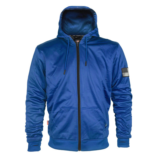 Blue Solid Ultra Protective Hoodie