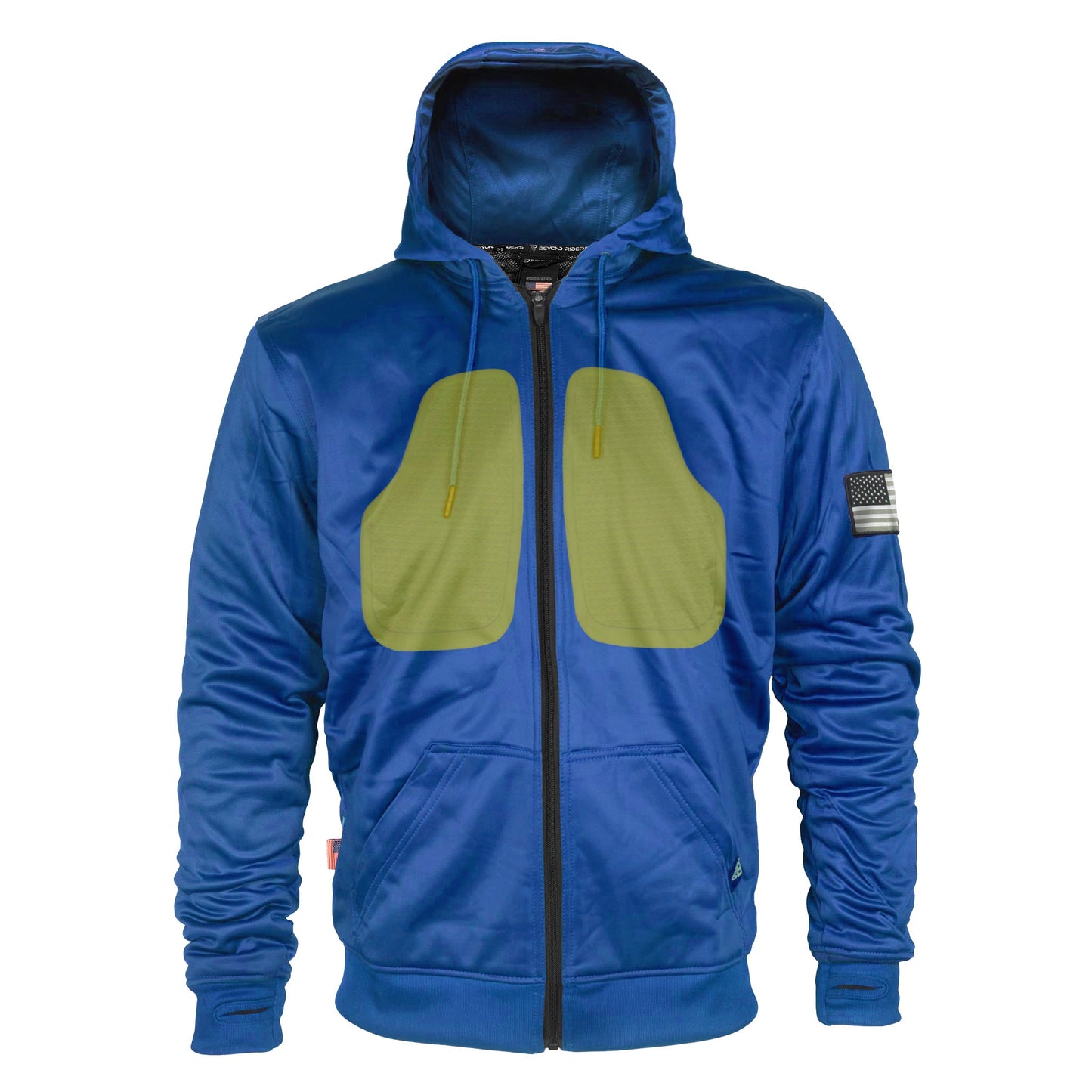 Blue Solid Ultra Protective Hoodie