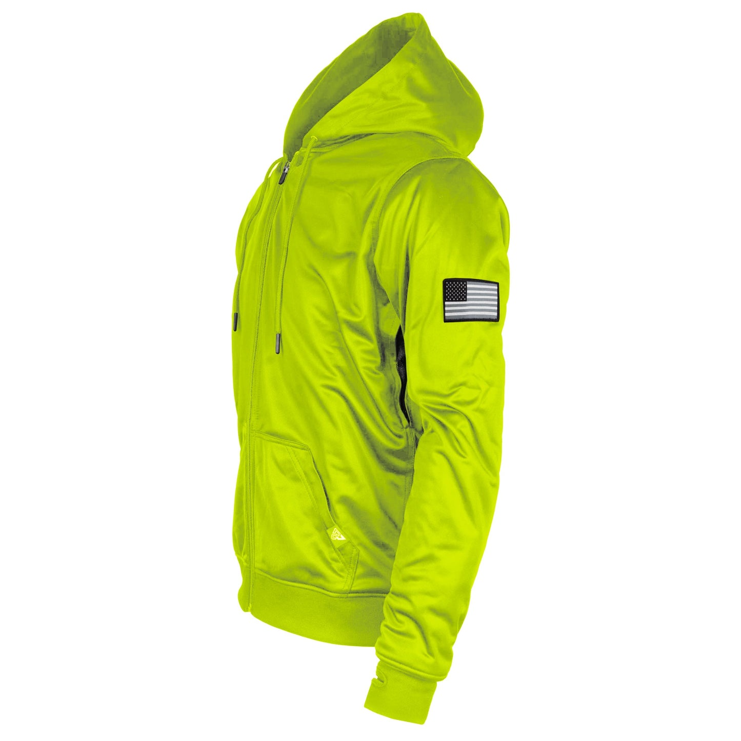 Hi Vis Green Solid Ultra Protective Hoodie