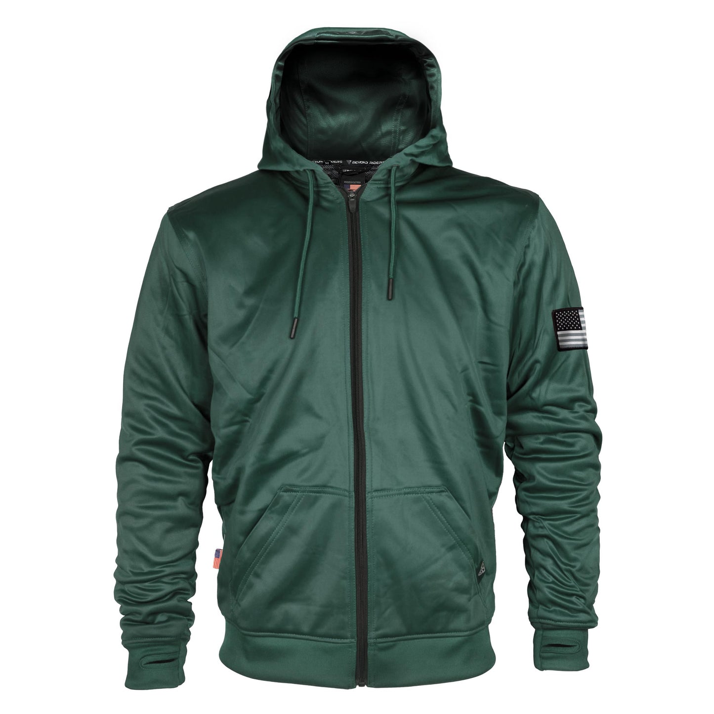 Dark Green Solid Ultra Protective Hoodie