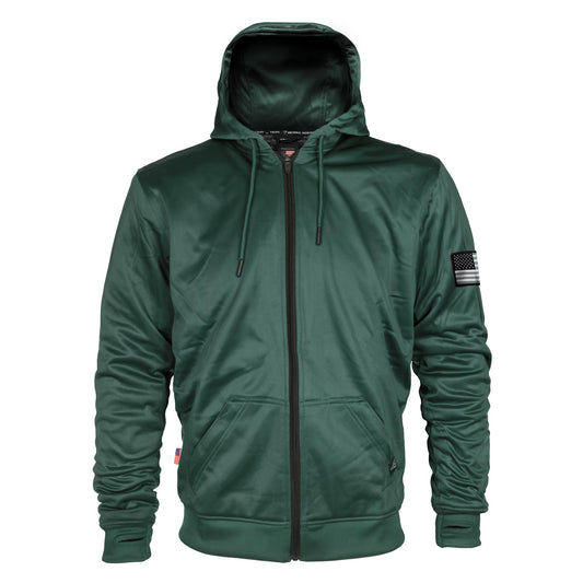 Dark Green Solid Ultra Protective Hoodie