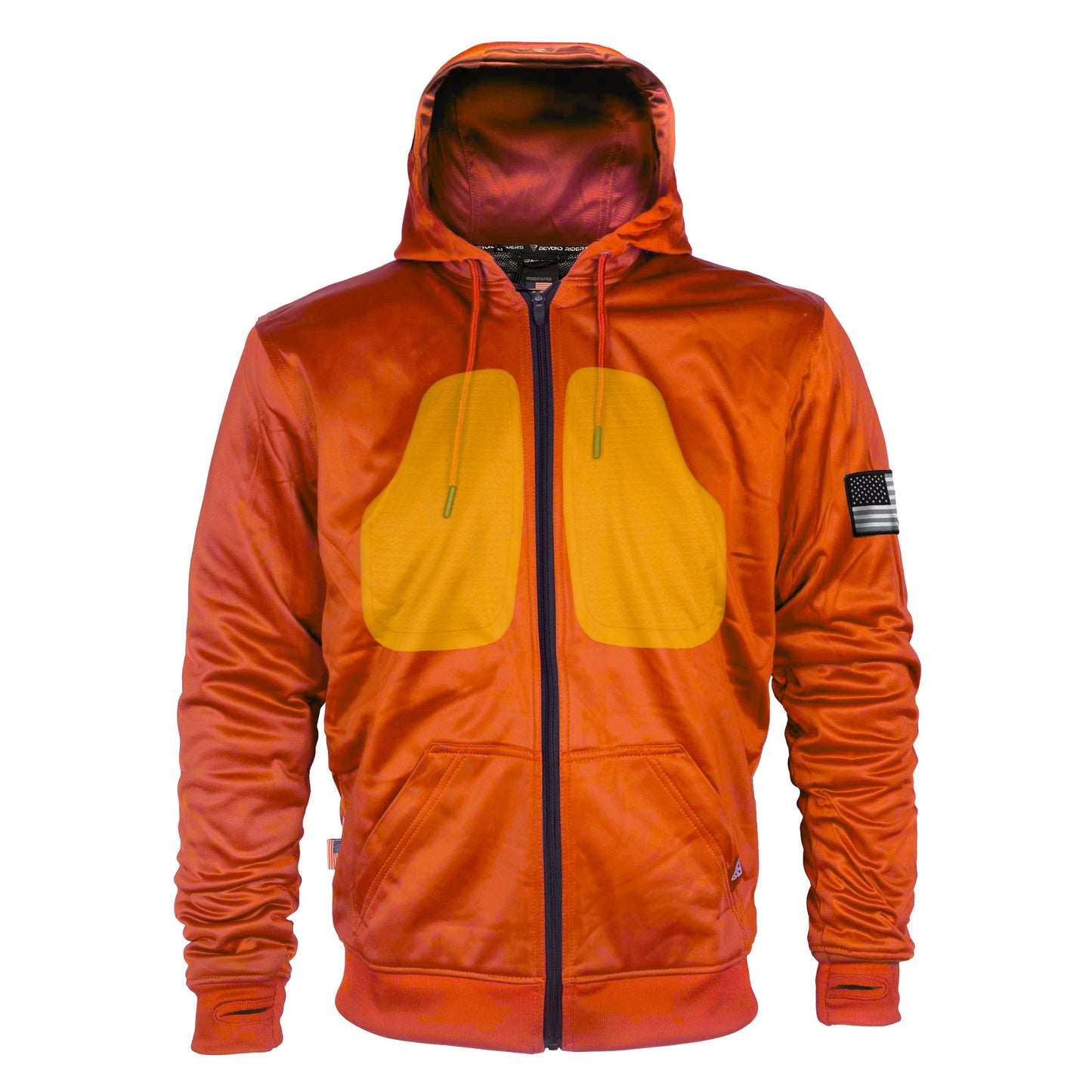 Orange Solid Ultra Protective Hoodie
