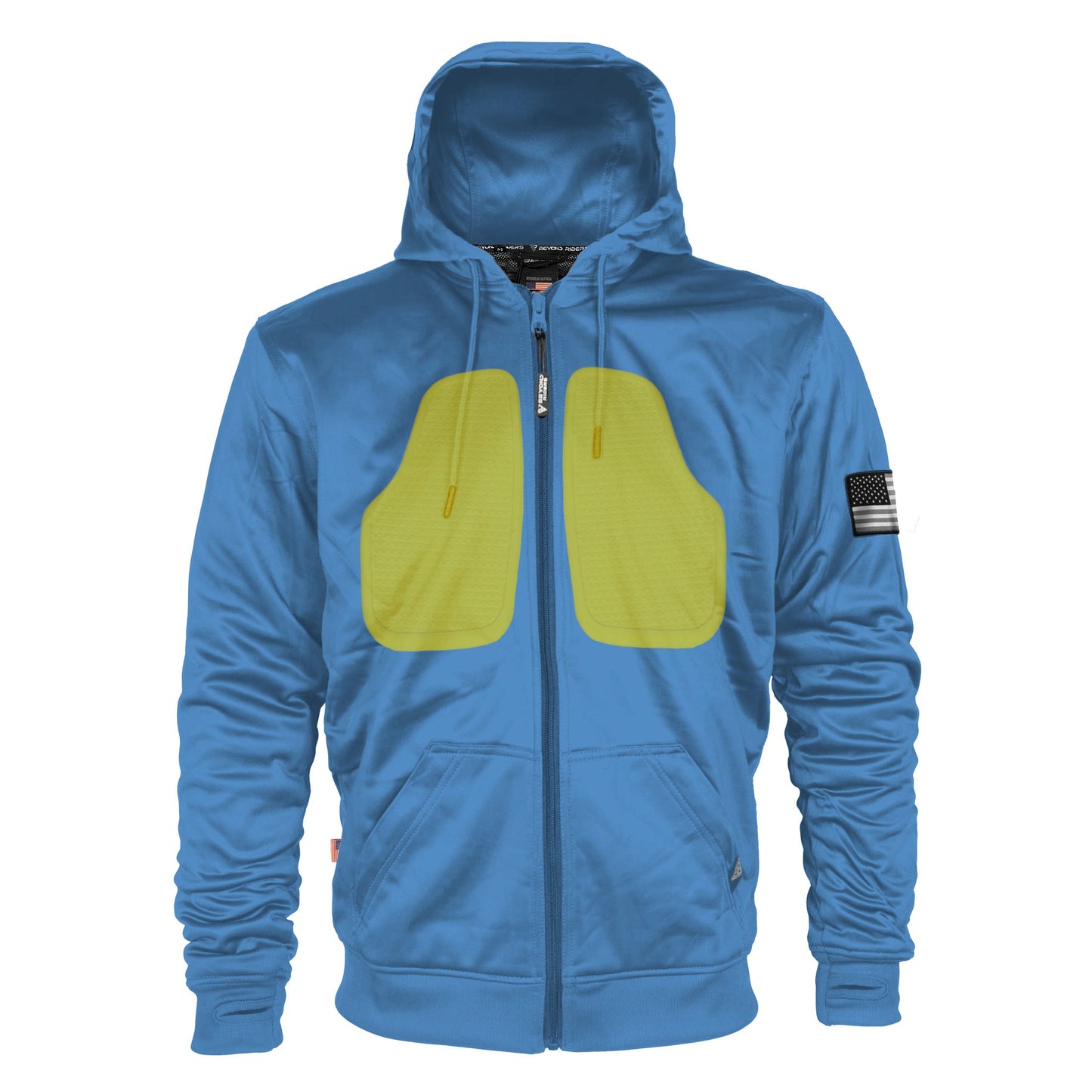 Sky Blue Solid Ultra Protective Hoodie
