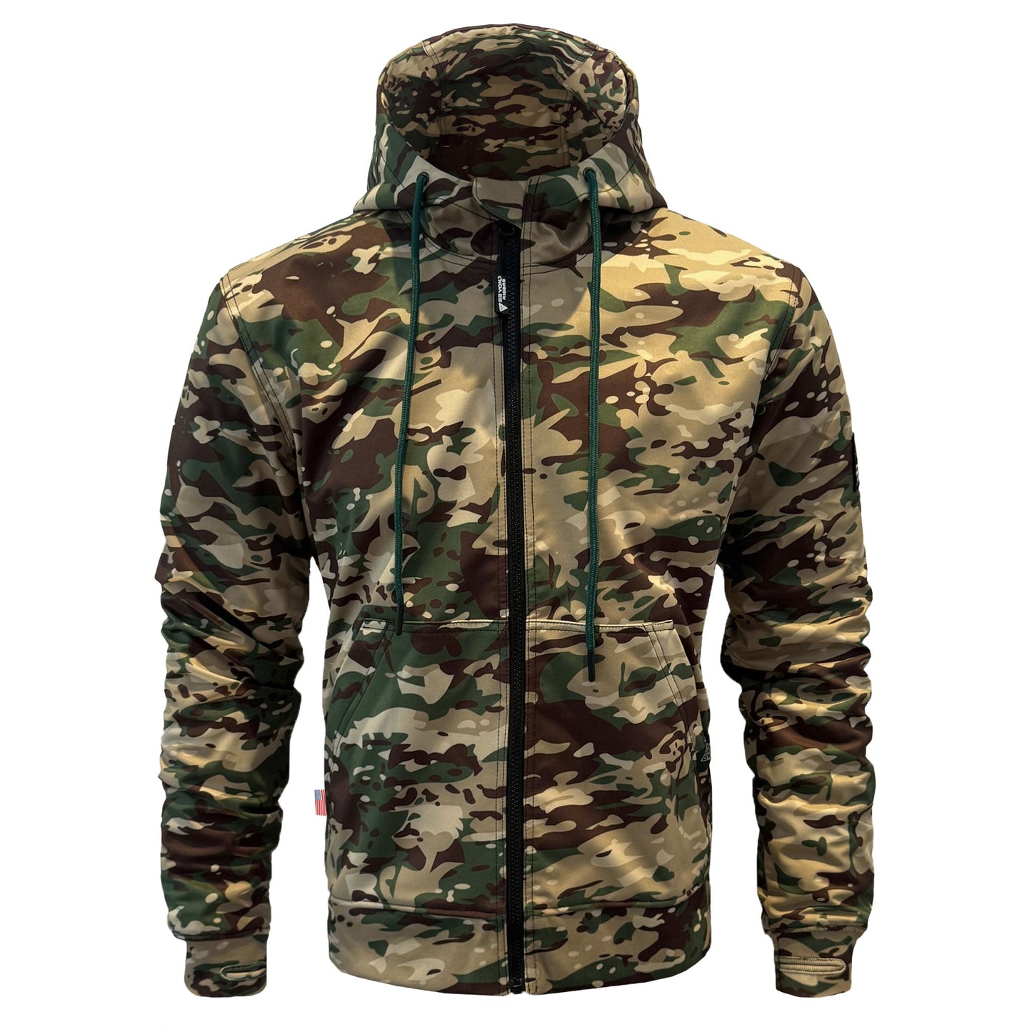 Protective SoftShell Unisex Camouflage Hoodie - “Delta Four”