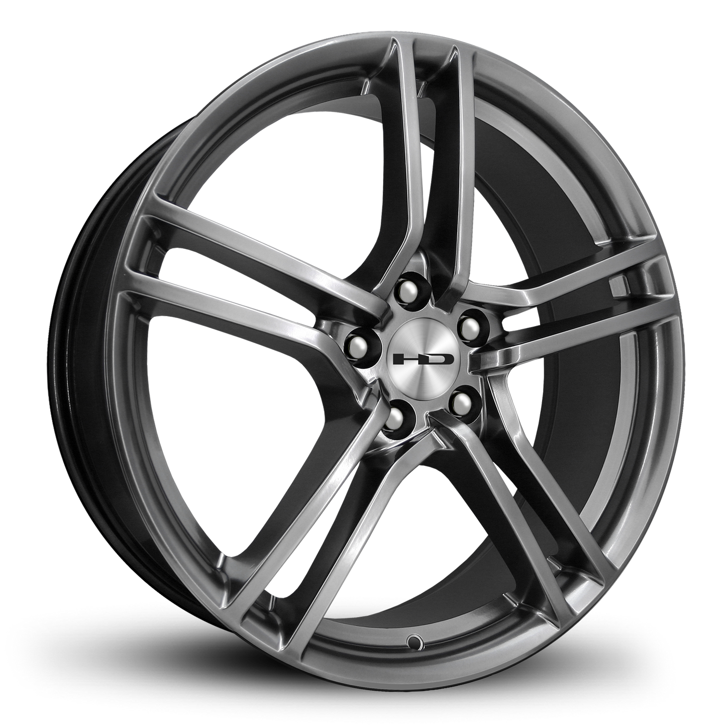 HD Wheels Vento 18x7.5 +38 5x114.3mm 73.1mm Hyper Black