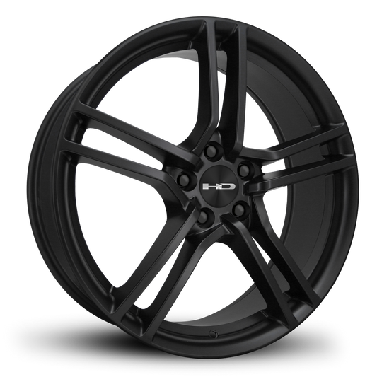 HD Wheels Vento 20x8 +35 5x114.3mm 73.1mm Satin Black