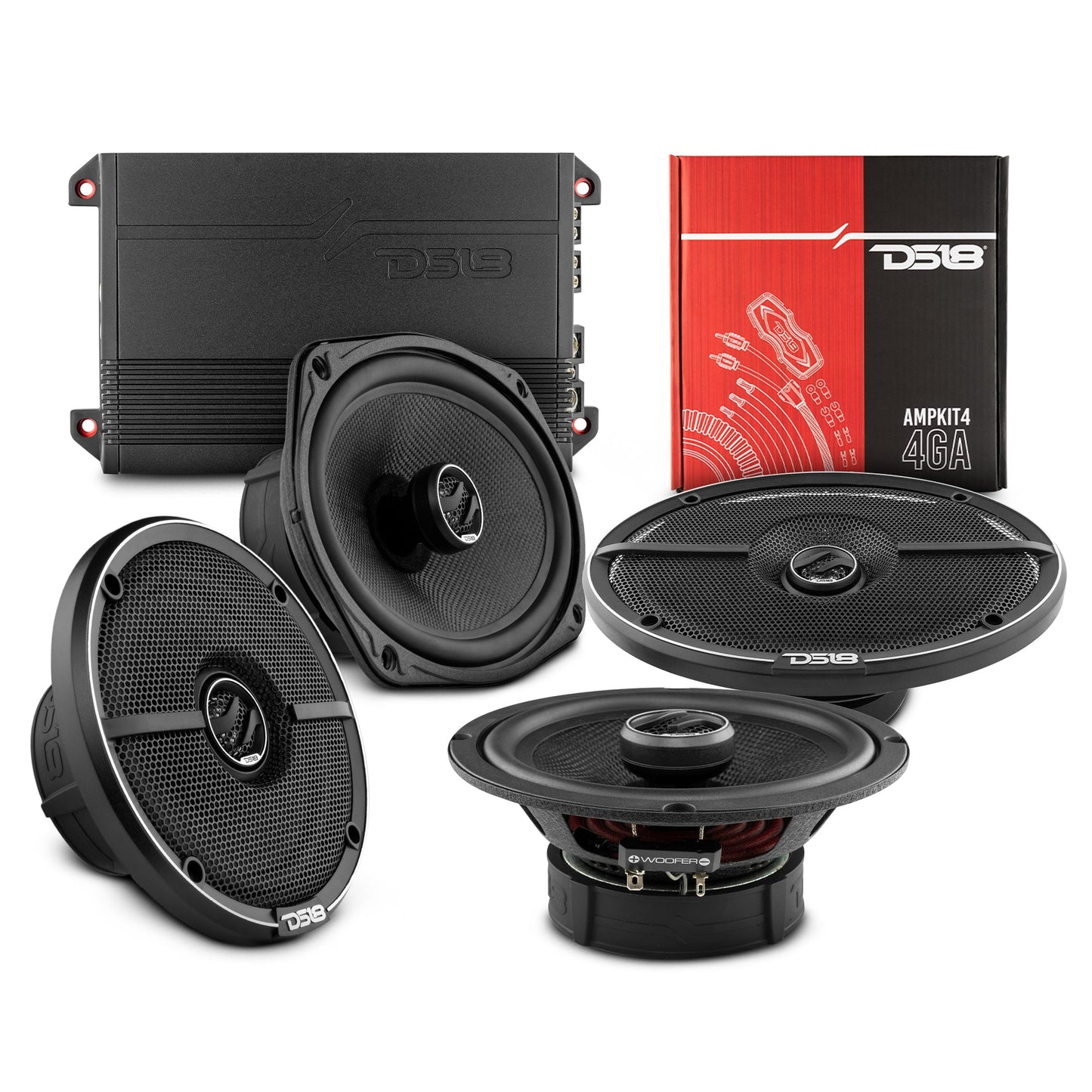 2015-2020 Chevy Suburban Front and Back Doors Speakers Good Upgrade/Replacement Package 1600 Watts