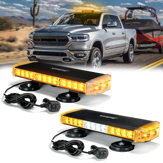 27" Professional Emergency Rooftop Strobe LED Light Bar | Black Hawk Series