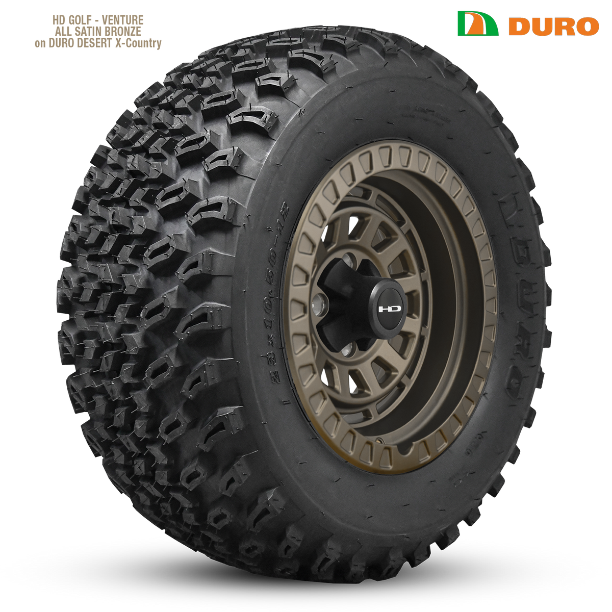 HD Golf Venture 14x7 -14 4x101.6mm 68.2mm Satin Bronze