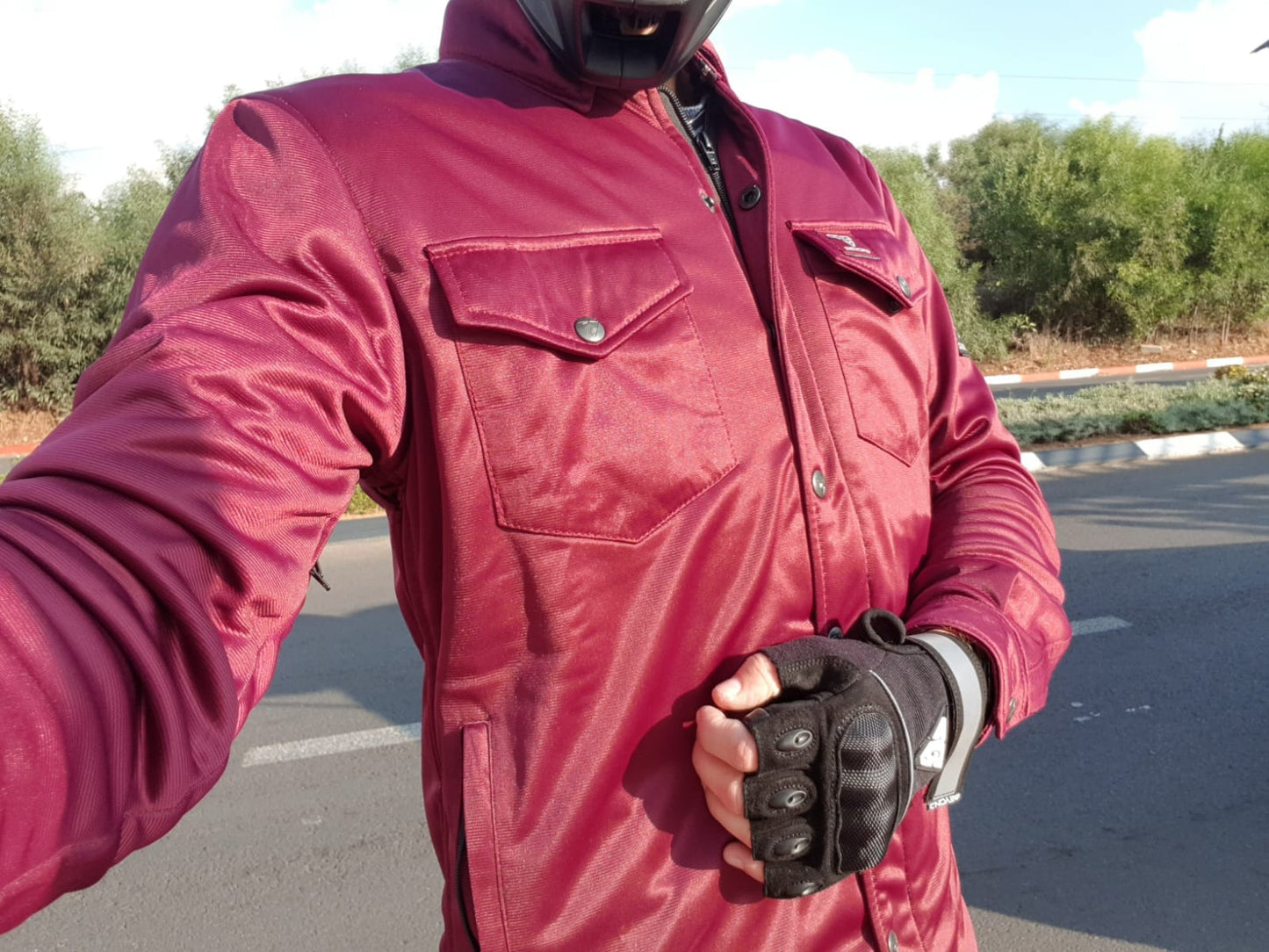 Ultra Protective Shirt - Red Maroon Solid