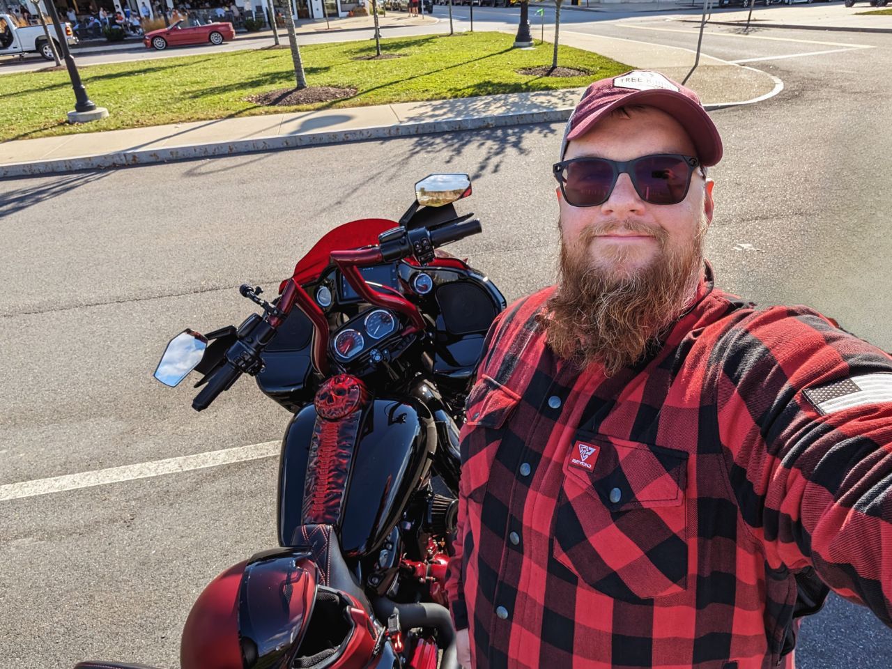 Protective Flannel Shirt - Red Checkered