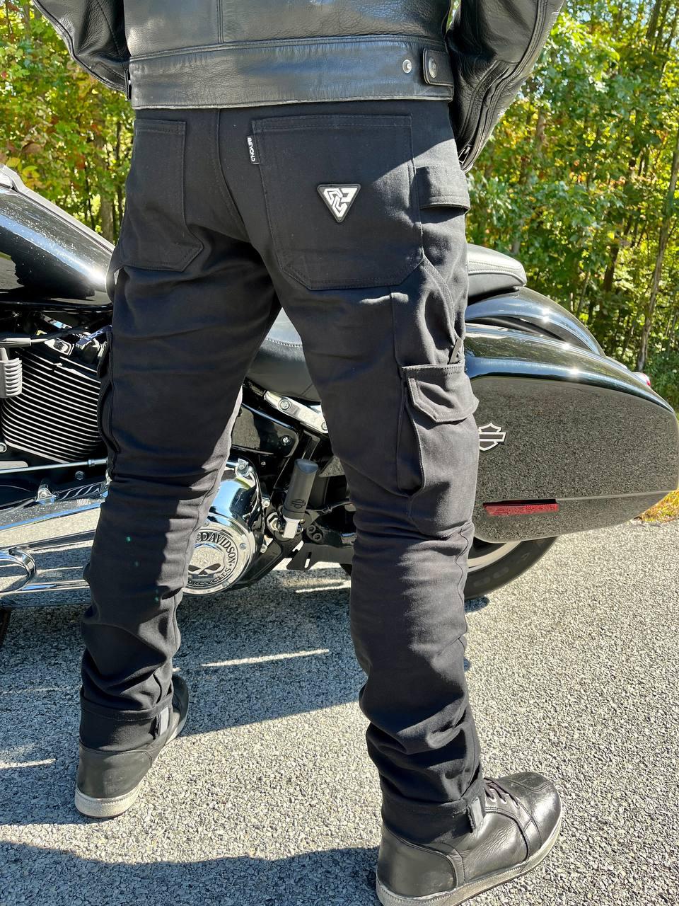 Cargo Pants Straight Fit - Black